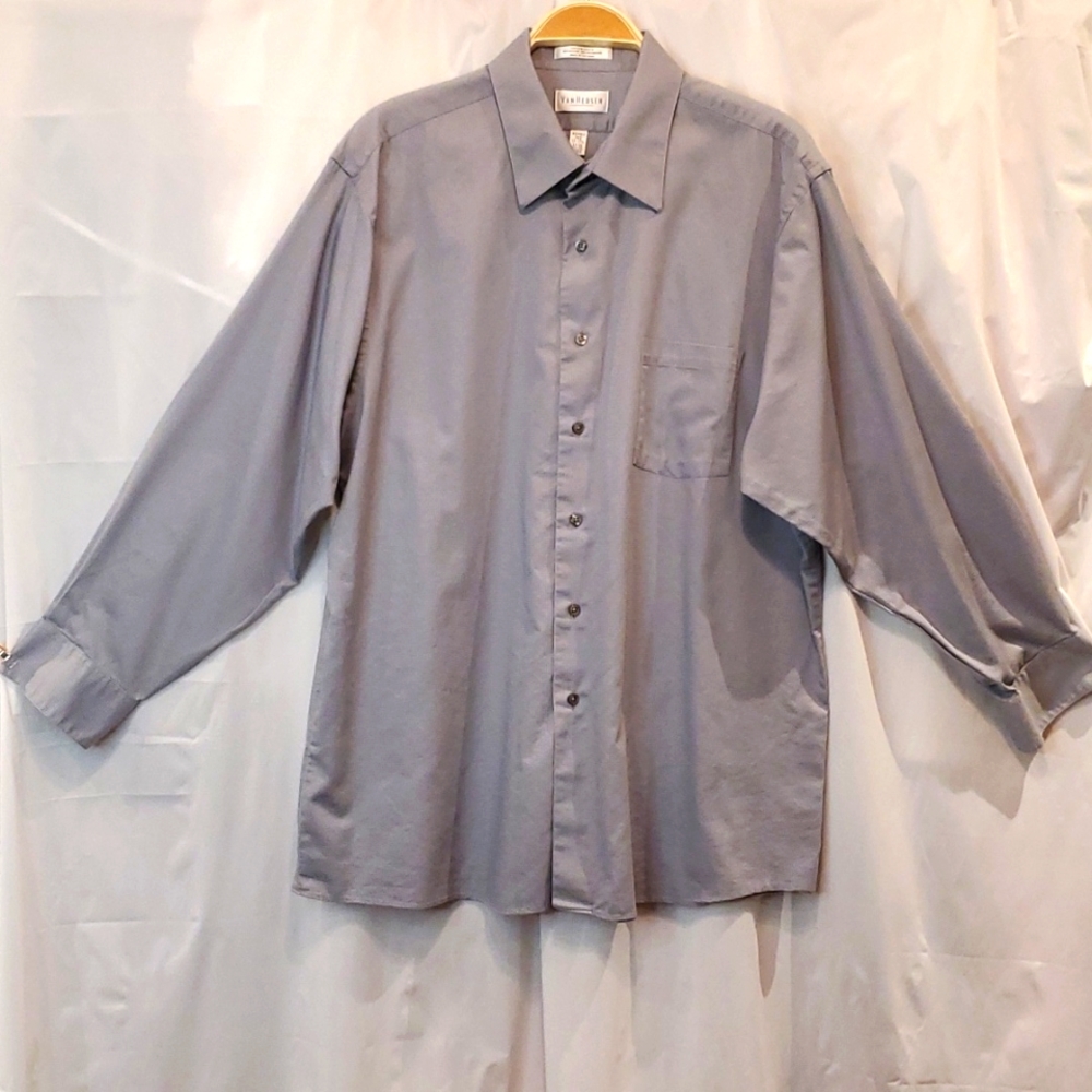 Van Heusen, dress shirt, 17.5 neck